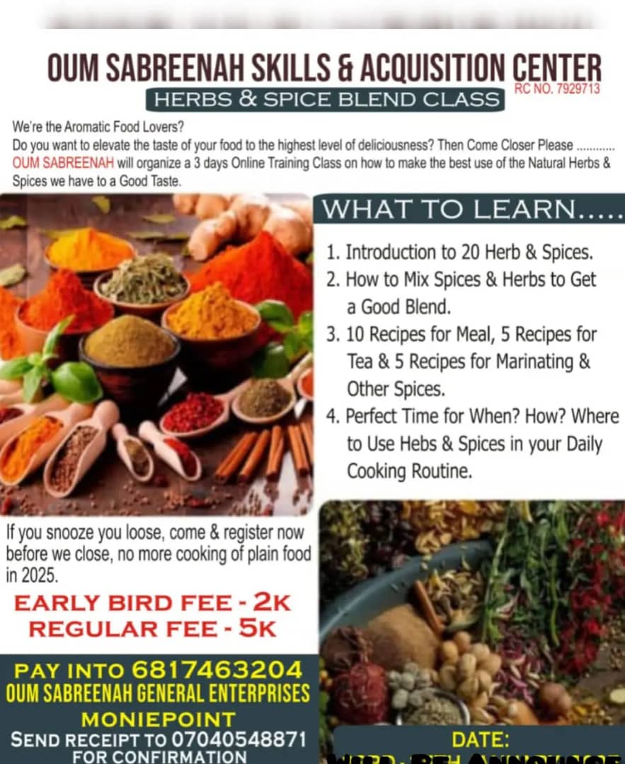 Training on Herbs & Spices